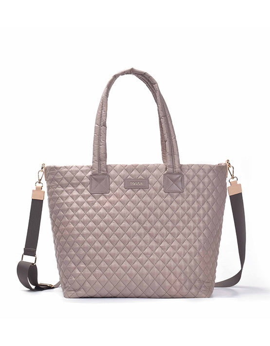 Tosca MET980 Metro Quilted 15 Inch Laptop Work Tote Bag with Magnetic Closure - Stylish & Durable for Office, Business Travel & Daily Commute