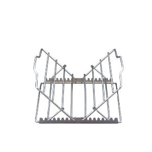 Stainless Steel Chrome Folding Roasting Rack for Oven - Heavy Duty Grill Rack for Turkey, Chicken, Meat - Perfect for Thanksgiving, Holiday Cooking & Outdoor BBQ