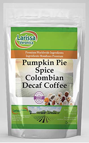 **Premium Colombian Decaf Coffee with Pumpkin Pie Spice – Gourmet Naturally Flavored Whole Coffee Beans (16 oz, 3-Pack) – Perfect for Fall Baking, Holiday Gifts & Cozy Mornings**
