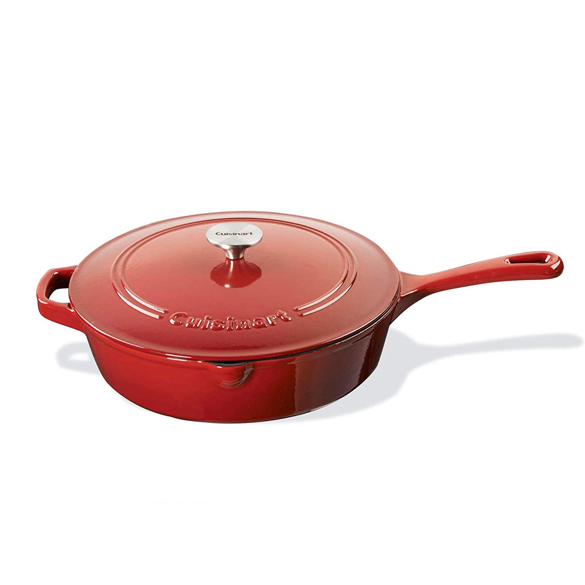 Cuisinart 12-Inch Red Gradient Chicken Fryer - Deep Fryer for Crispy Fried Chicken, French Fries & More - Perfect for Home Cooking & Family Gatherings