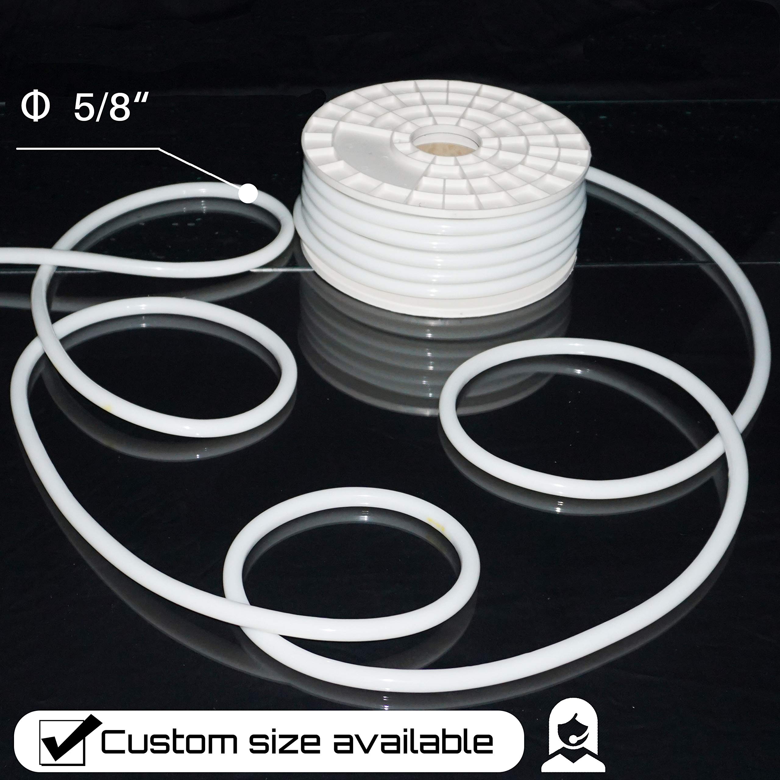 Russell LED Neon Rope Lights 100FT - Waterproof Flexible SMD Tube for Home & Party Decor