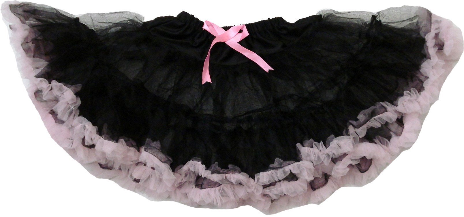 Girl's Black & Pink Tutu Skirt - Ballet Dance Costume for Toddlers & Kids - Perfect for Recitals, Parties & Dress-Up Play