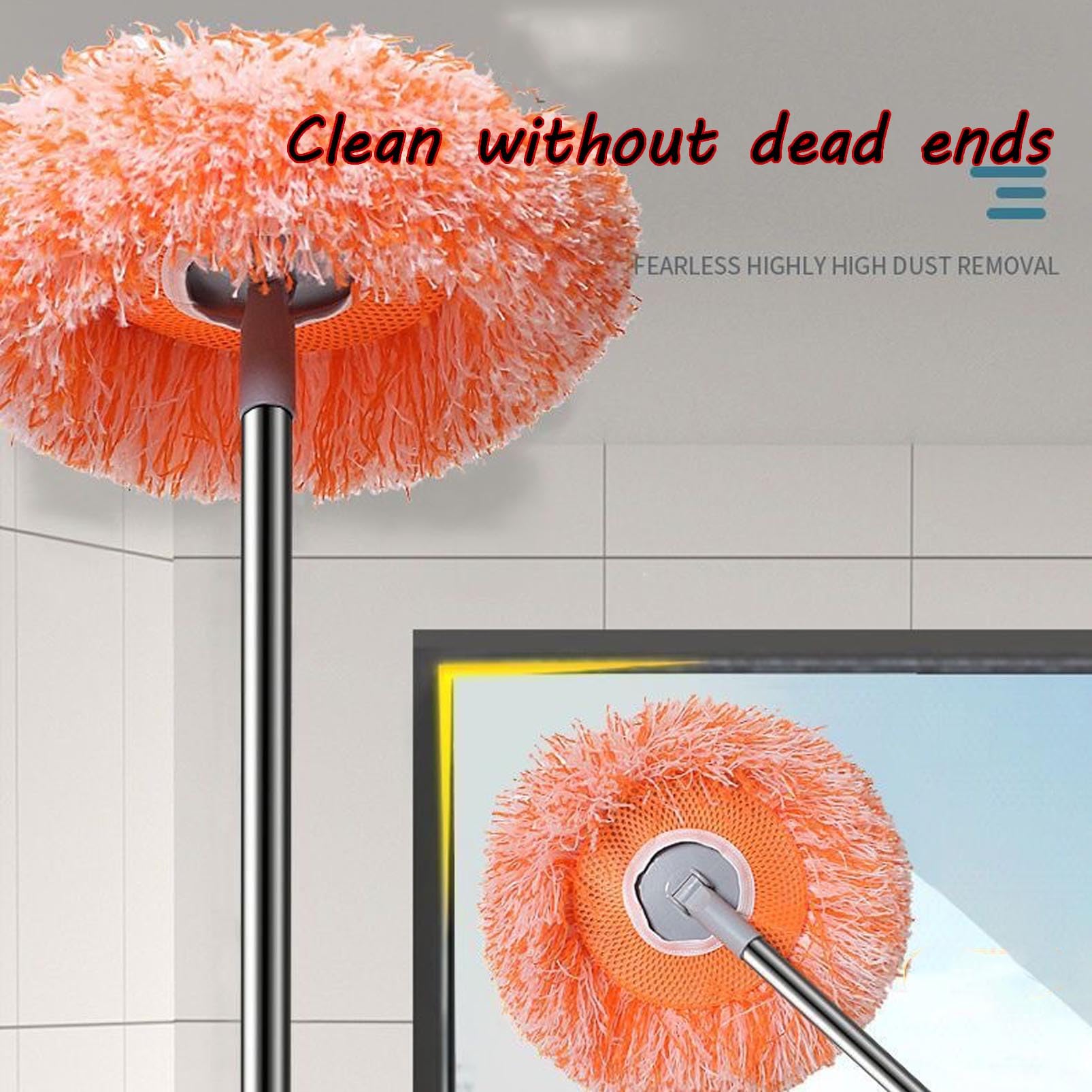 360° Rotatable Adjustable Mop - Extendable Microfiber Floor & Wall Cleaner for Home & Office