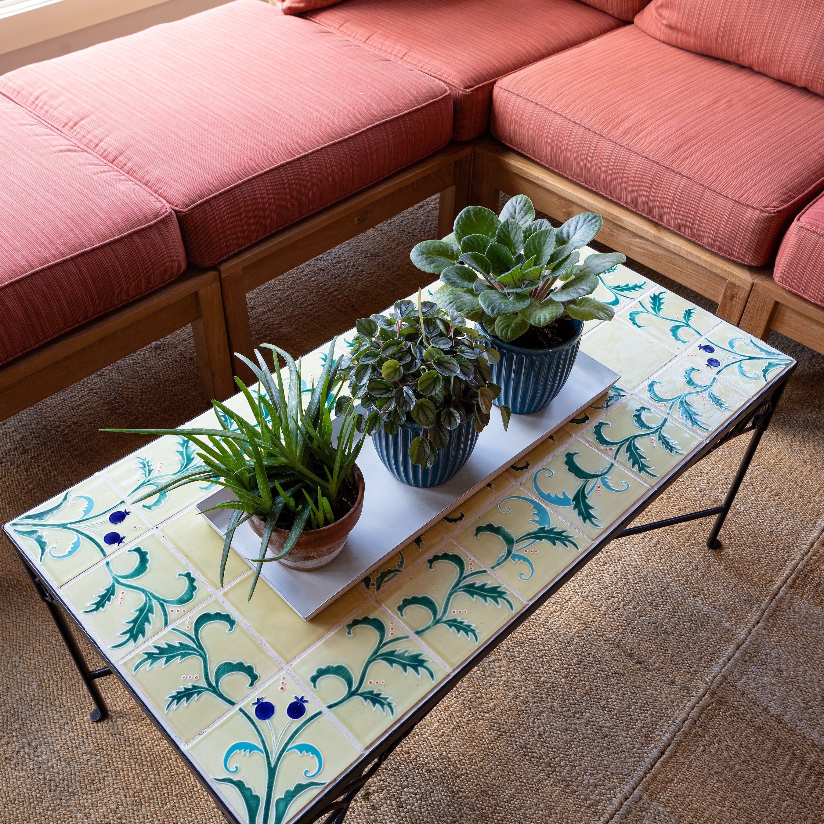 Medium Flower Box Tray Set of 2 - Rustic Wooden Planter Box for Indoor/Outdoor Decor - Perfect for Windowsill, Table Centerpiece, or Garden Display by Achla Designs