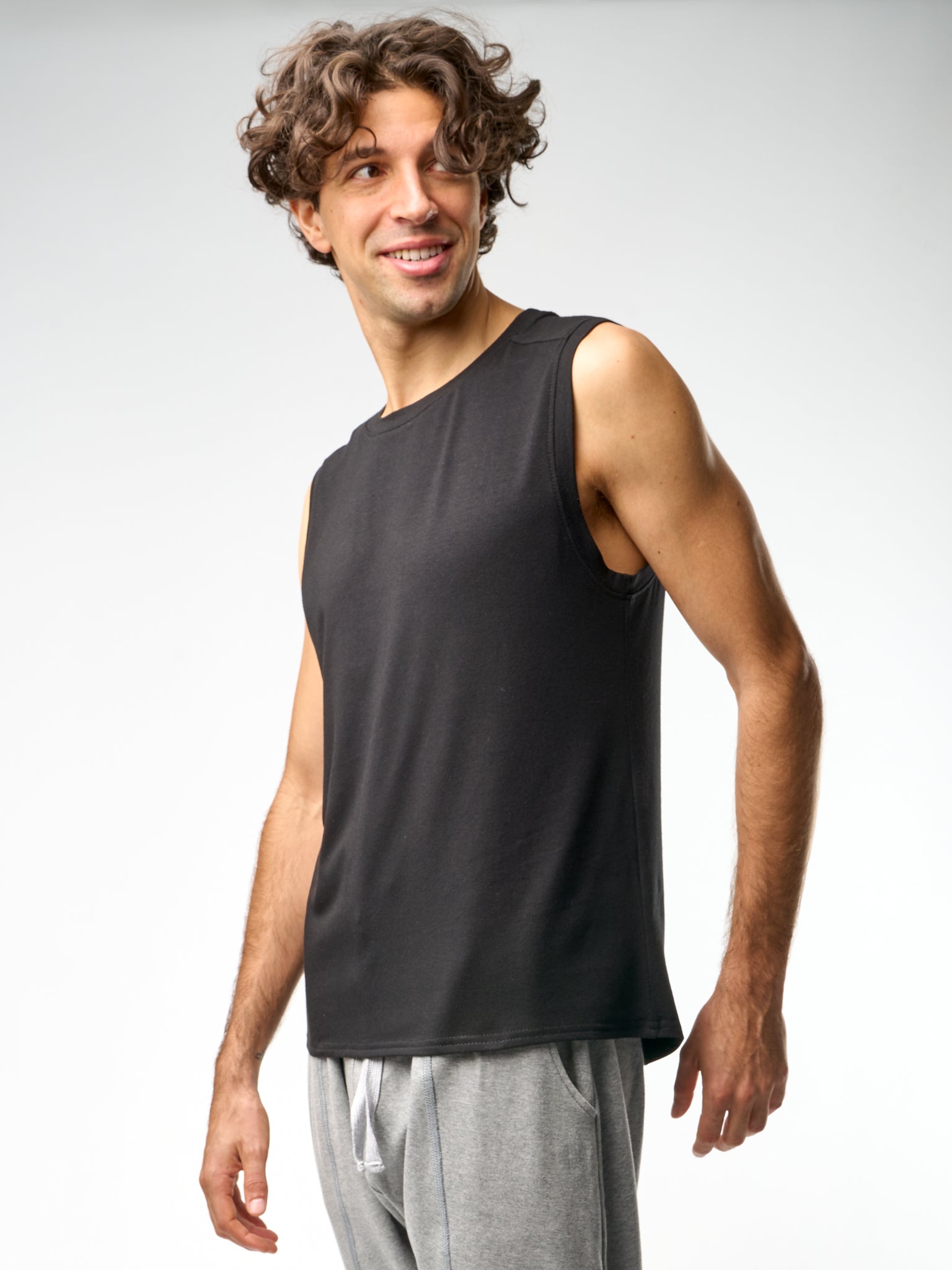 Men's Cotton Stretch Vest - Comfortable & Breathable for Gym, Running & Outdoor Activities