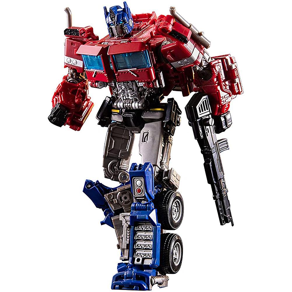 Optimus Prime Transformers Toy - Convertible Robot Action Figure for Kids & Adults | Collectible Transformers Model for Play, Display & Gifts (Kangmeile)