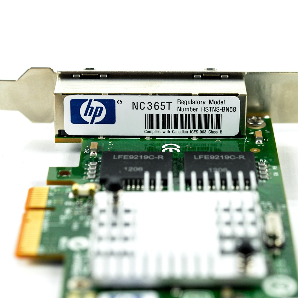 HP NC365T 4-Port Gigabit Ethernet Server Adapter - High-Speed Network Connectivity for Data Centers, Servers & Business Networks - Ideal for Cloud Computing, Virtualization & Enterprise IT Solutions