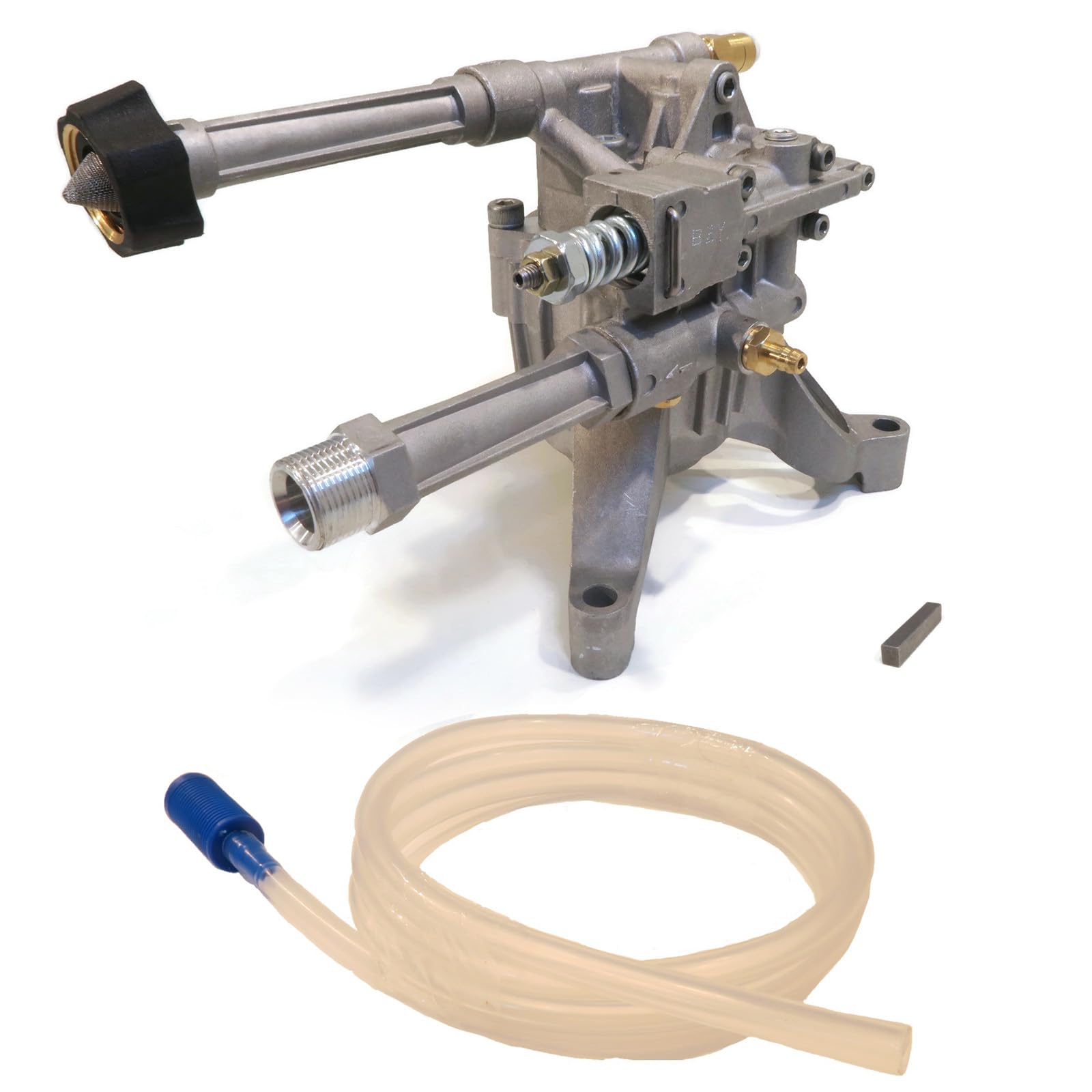 2400 PSI Vertical Aluminum Front Outlet Pressure Washer Pump - Compatible with Himore 308653006 | High-Performance Replacement for Cleaning Driveways, Decks & Outdoor Equipment