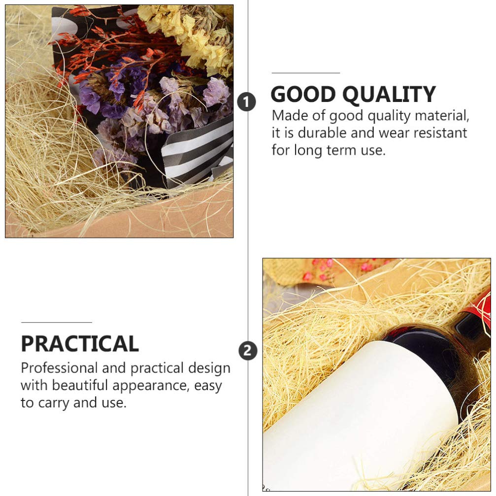 POPETPOP 3-Pack Chicken Coop Grass Nest Mats - Natural Jute Silk Filler for Decor, Party & Wedding Supplies | Eco-Friendly Box Filling Material | Flexible Jute Wire for DIY Crafts, Farmhouse Decor & Event Styling