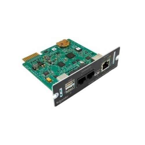 APC AP9641 UPS Network Management Card with Environmental Monitoring - Remote Power Control & Temperature Monitoring for Server Rooms & Data Centers