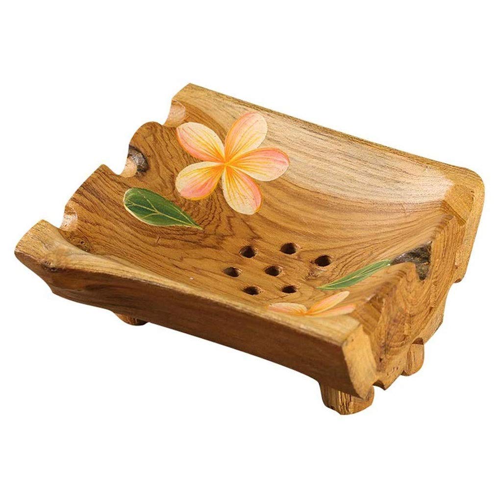 TOMYEUS Soap Dish Holder with Drain - Premium Soap Case Box for Bathroom, Kitchen & Travel - Keeps Countertops Dry & Clean - Perfect for Bar Soap, Liquid Soap & Beauty Soap Storage