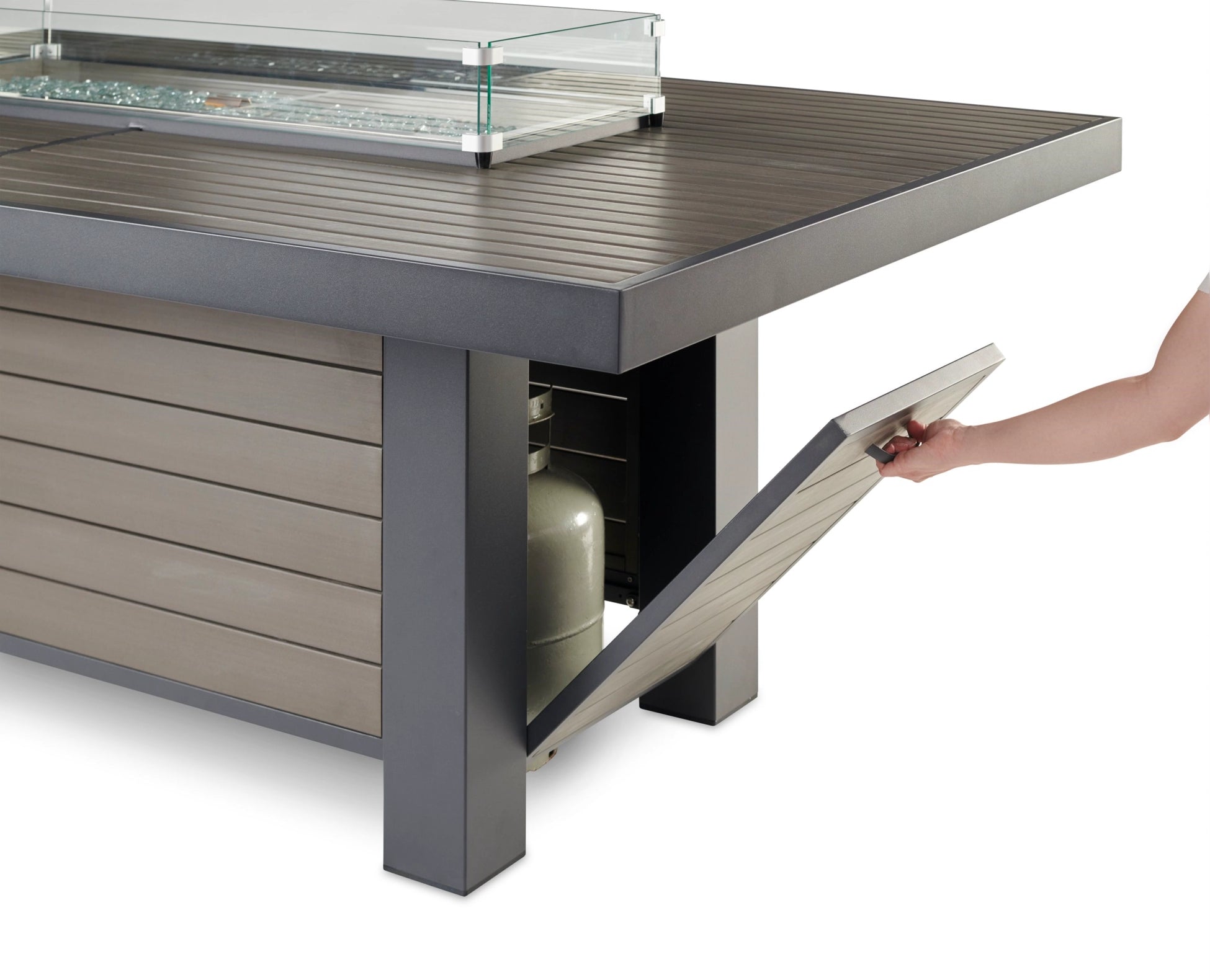 Brooks Outdoor Gas Fire Pit Table - 42