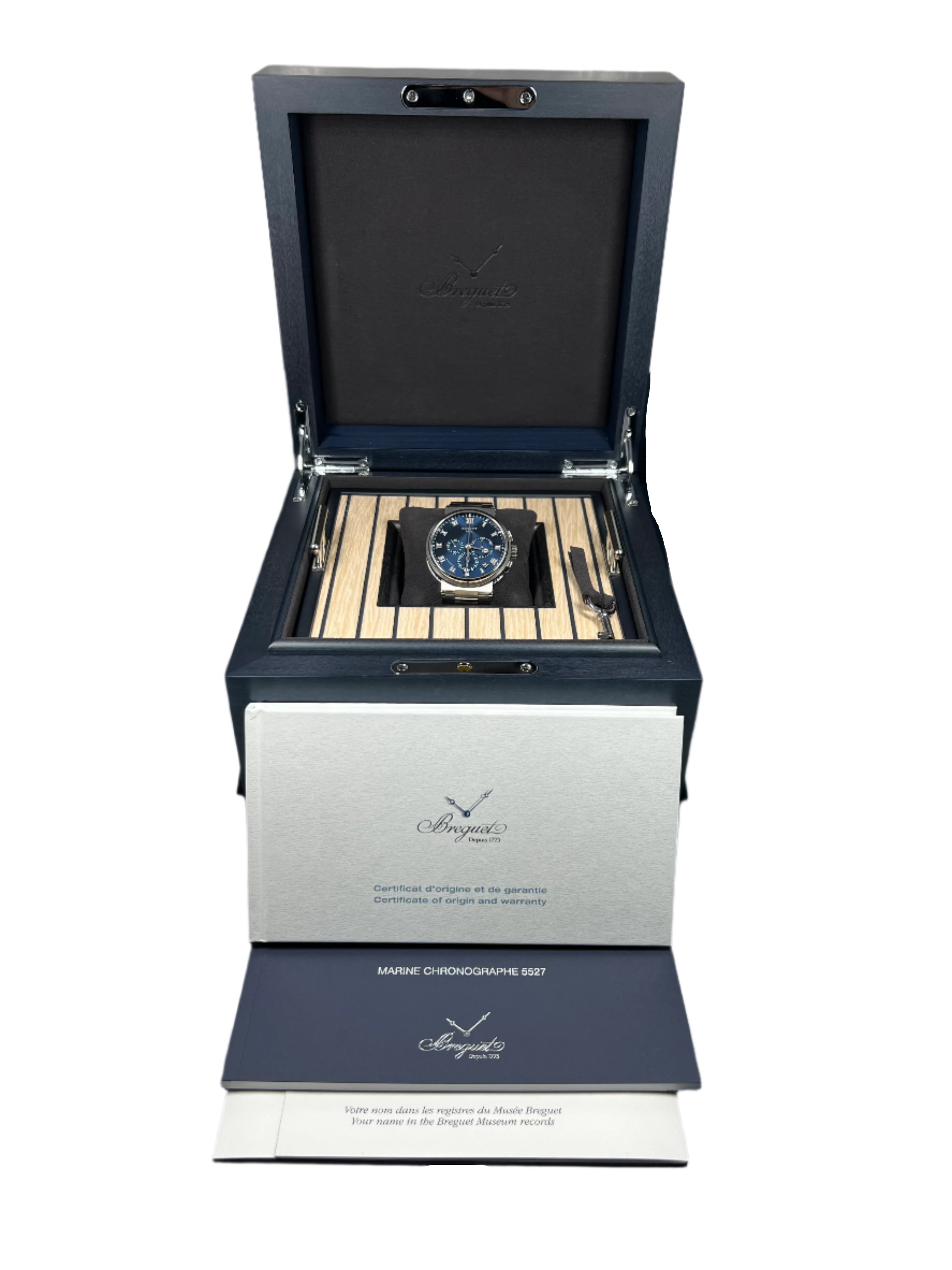 Breguet Marine 5527 Titanium Chronograph Men's Watch - Luxury Dive & Sports Timepiece for Business, Yachting & Formal Occasions