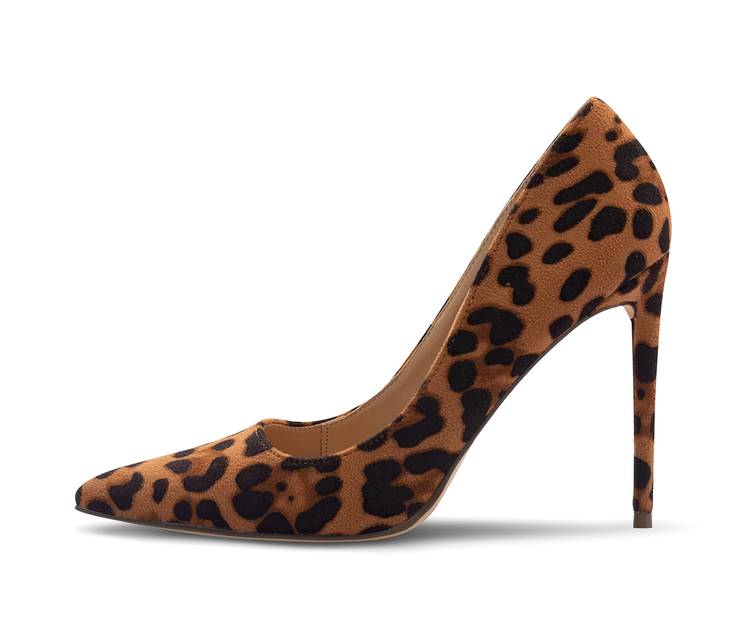 Women's Pointed Toe Stiletto Pumps - 4.1 Inch High Heels Slip On Dress Shoes for Wedding, Party & Casual Wear | Elegant Office & Evening Occasion Shoes