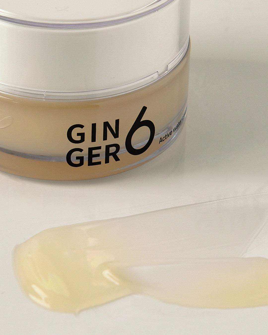 Ginger6 Active Water Cream 50ml - Hydrating Moisturizer for Dry Skin | Day & Night Face Cream for Women & Men | Perfect for Daily Skincare Routine & Travel