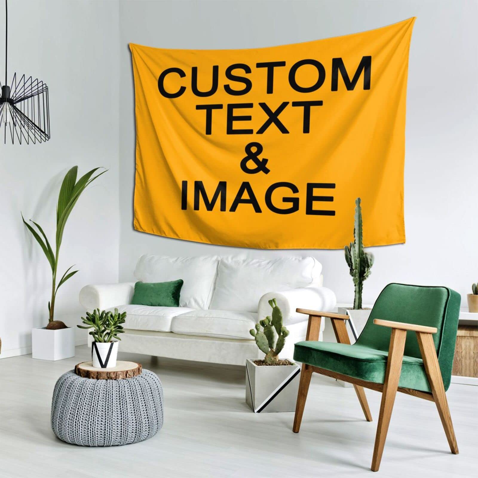 Custom Personalized Funny Tapestry Wall Hanging - 80x60 Inch Unique Gift for Family, Friends, Pets - Perfect for Christmas, Halloween, Birthday, Wedding Decor - Great for Bedroom, Living Room, Dorm Room Aesthetic Decorations