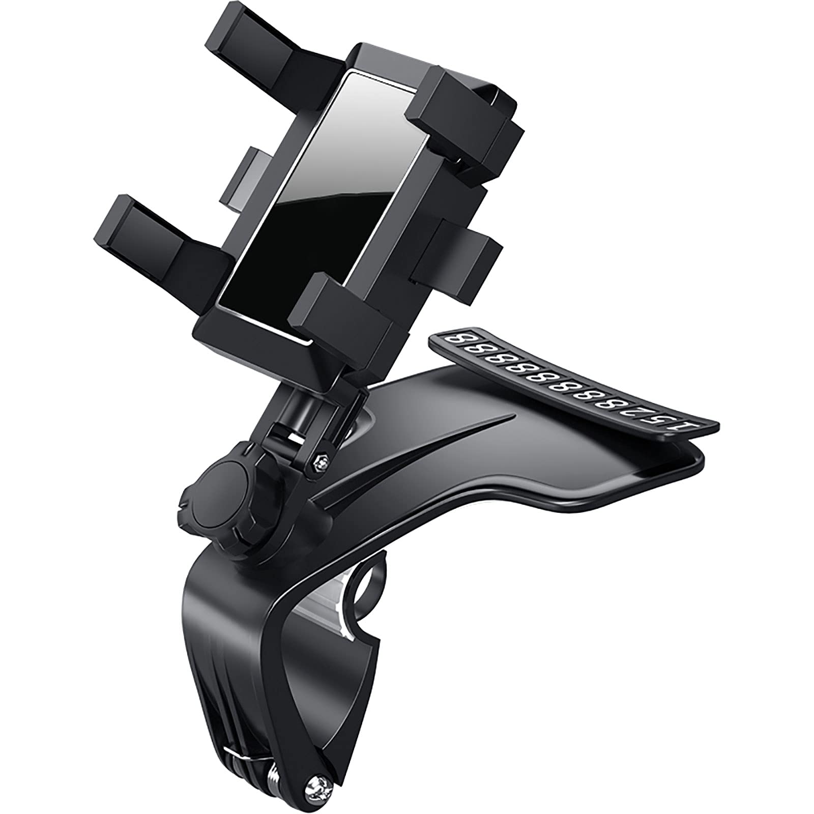 Universal Car Phone Holder Mount - Adjustable Dashboard & Air Vent Clip Stand for iPhone, Samsung, Google Pixel - Perfect for GPS Navigation, Hands-Free Calling & Road Trips