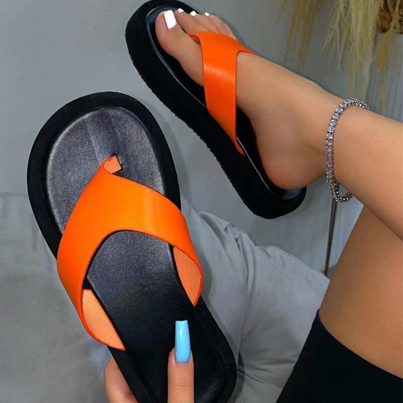 Lovevop Women's Platform Flip Flops - Thick Sole Casual Sandals for Women | Beach Shoes, Summer Slippers, Plus Size Ladies Footwear | Perfect for Back to School, Vacation & Outdoor Activities