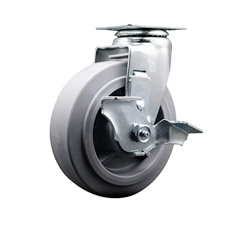 Swivel - Top Lock Brake - Gray
