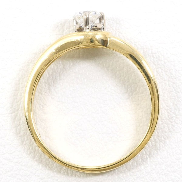 18K Yellow Gold Diamond Ring for Women - Elegant Solitaire Engagement & Wedding Band - Perfect for Proposals, Anniversaries, and Special Occasions