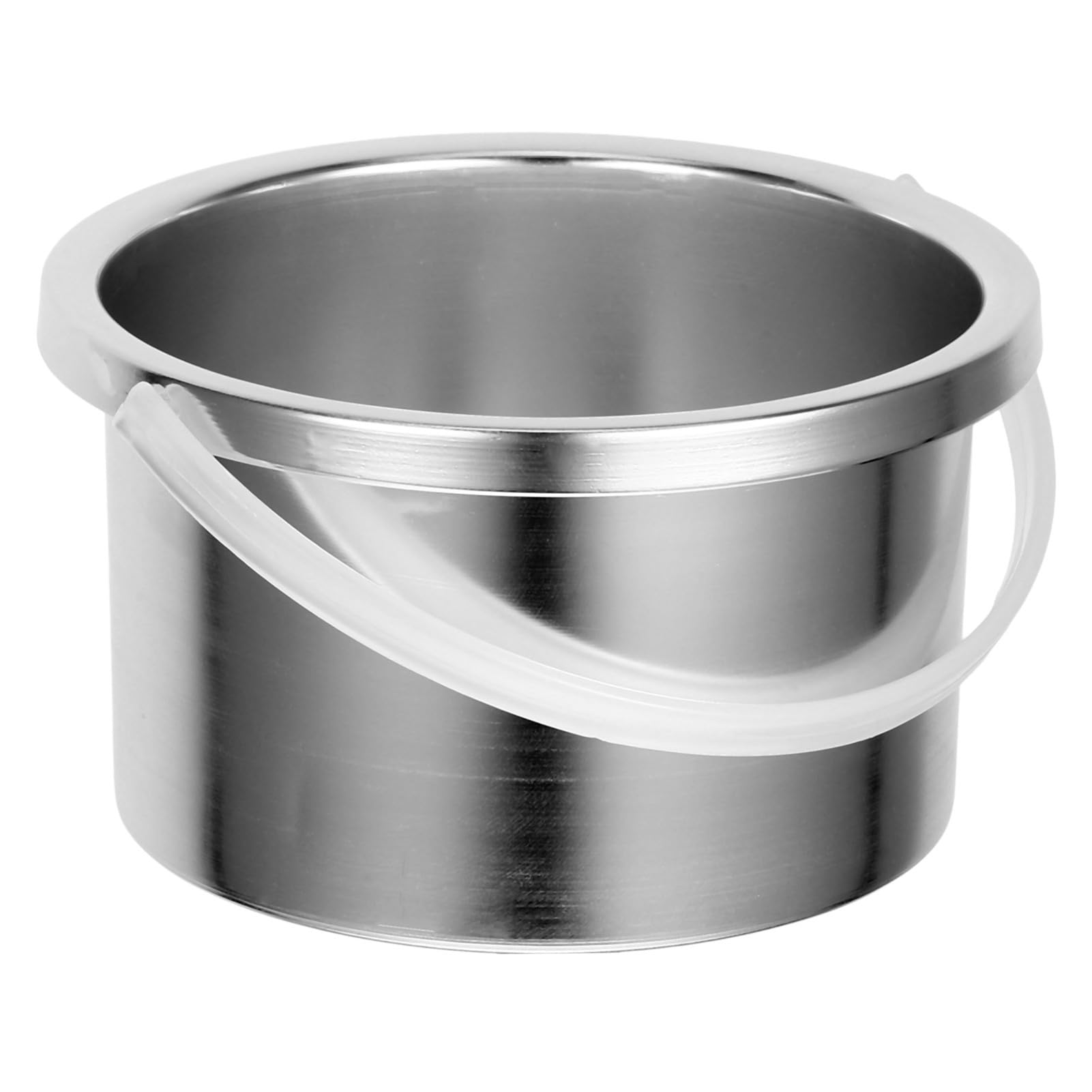4PCS Aluminum Alloy Wax Warmer Replacement Pots - Wax Melting Inner Pot for Hair Removal & Wax Therapy Machine - Durable Hot Wax Warmer Liner for Professional & Home Use (Silver) - Perfect for Salon, Spa & DIY Beauty Treatments