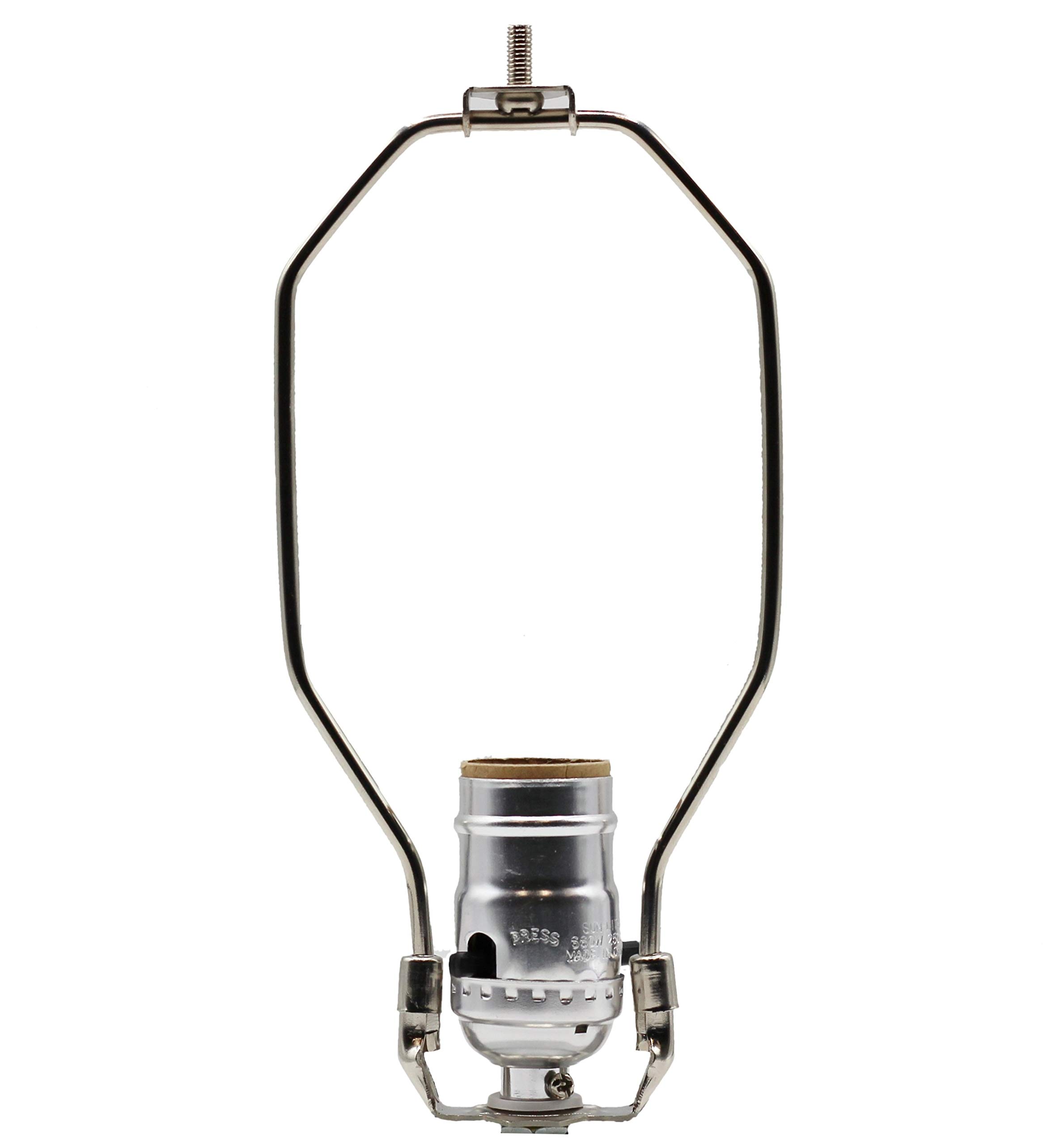 DIY Liquor Bottle Lamp Kit - Complete Set with Adapters, Socket, Cord & Harp (Black) | Perfect for Home Bar Decor, Wedding Centerpieces & Unique Gift Ideas