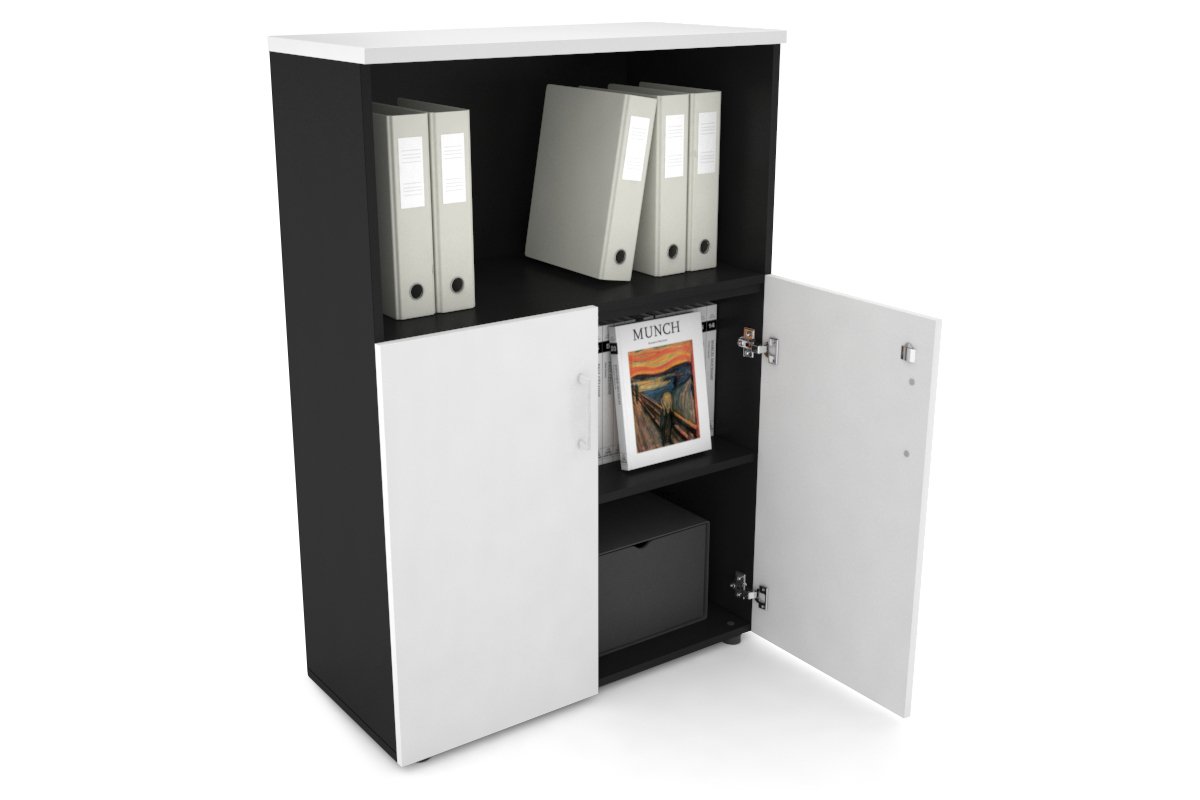 Medium Uniform Storage Cabinet with Small Doors [800W x 1170H x 350D] - Perfect for Office, School, or Home Organization