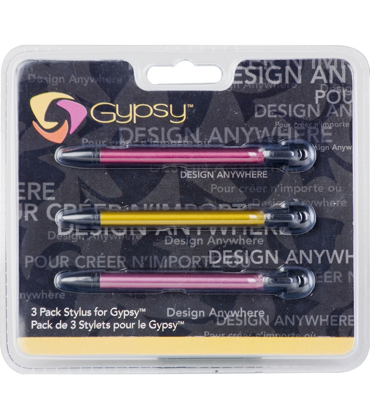 Gypsy Stylus 3 Pack - Red, Pink & Gold Stylus Pens for iPad, iPhone, Android Tablets - Precise Touch Screen Stylus for Drawing, Writing & Note Taking