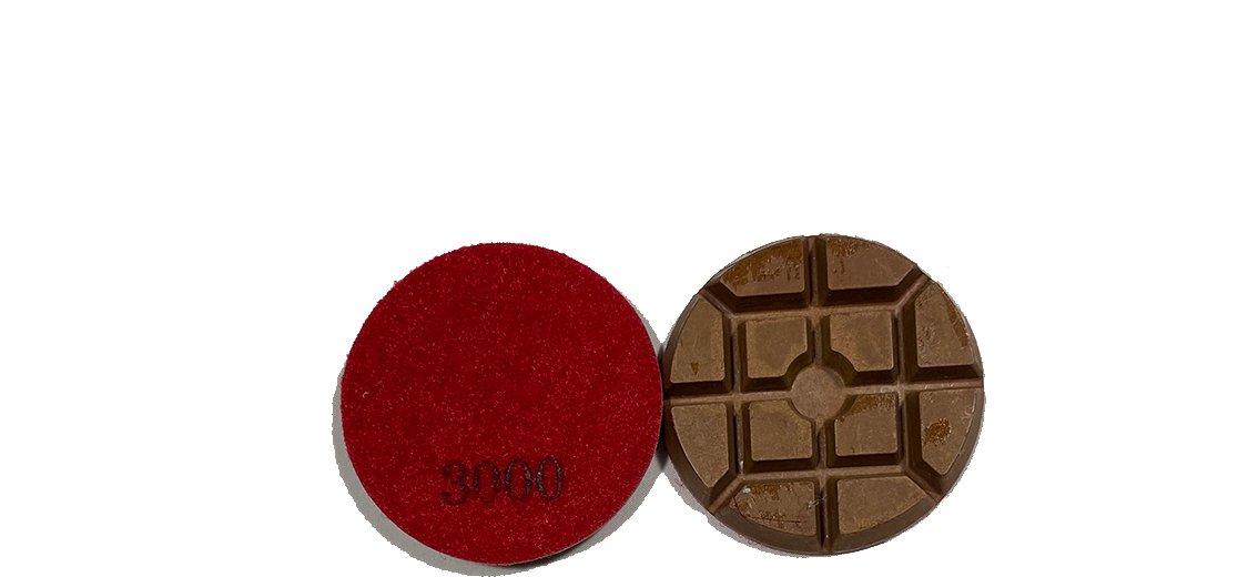 3 Inch Diamond Polishing Pads for Granite, Marble, Concrete - Wet/Dry Use - Square Shape - Perfect for Countertops, Floors & DIY Projects