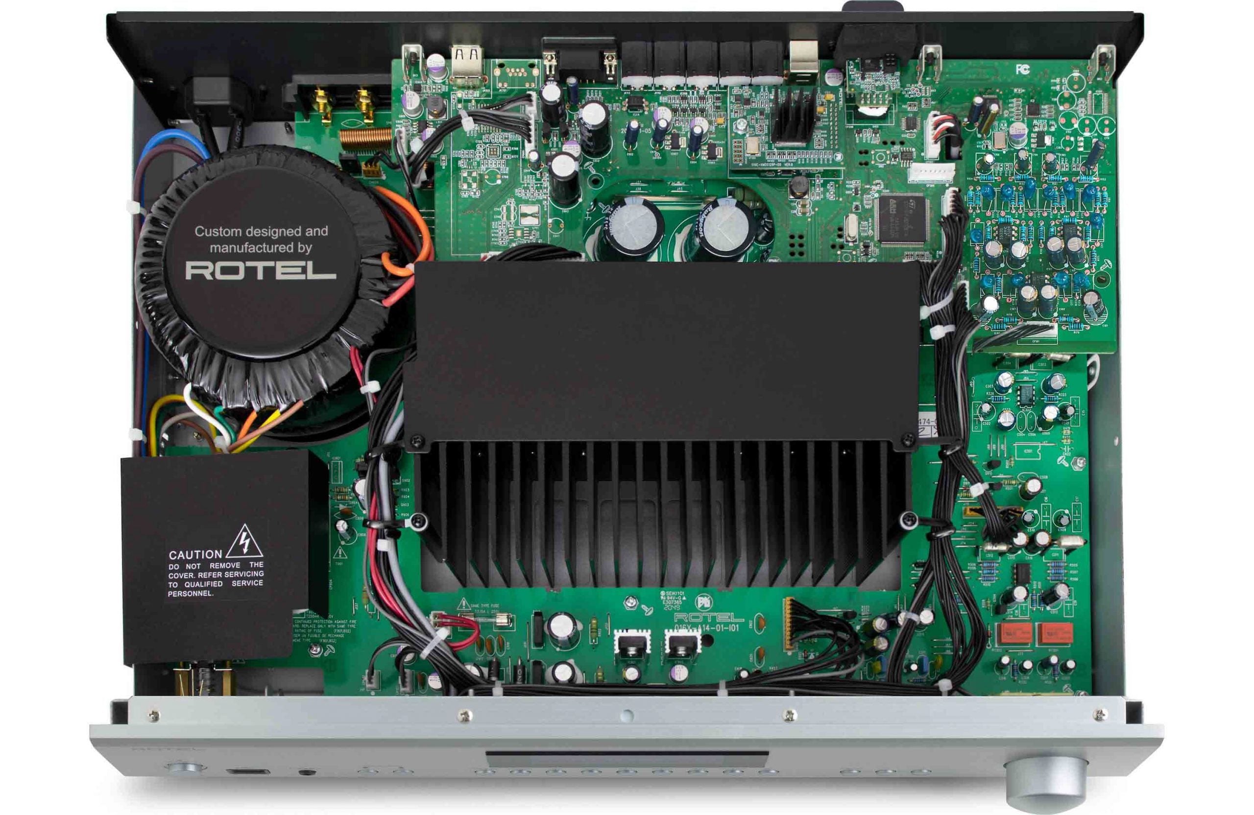 Rotel A12 MKII Integrated Stereo Amplifier - High-Fidelity Audio for Home Theater & Music Listening