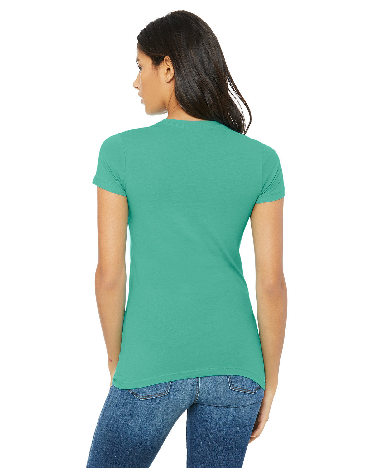 Bella + Canvas 6004 Women's Slim Fit Short Sleeve V-Neck T-Shirt - Soft & Comfortable for Casual Wear, Workout, and Layering