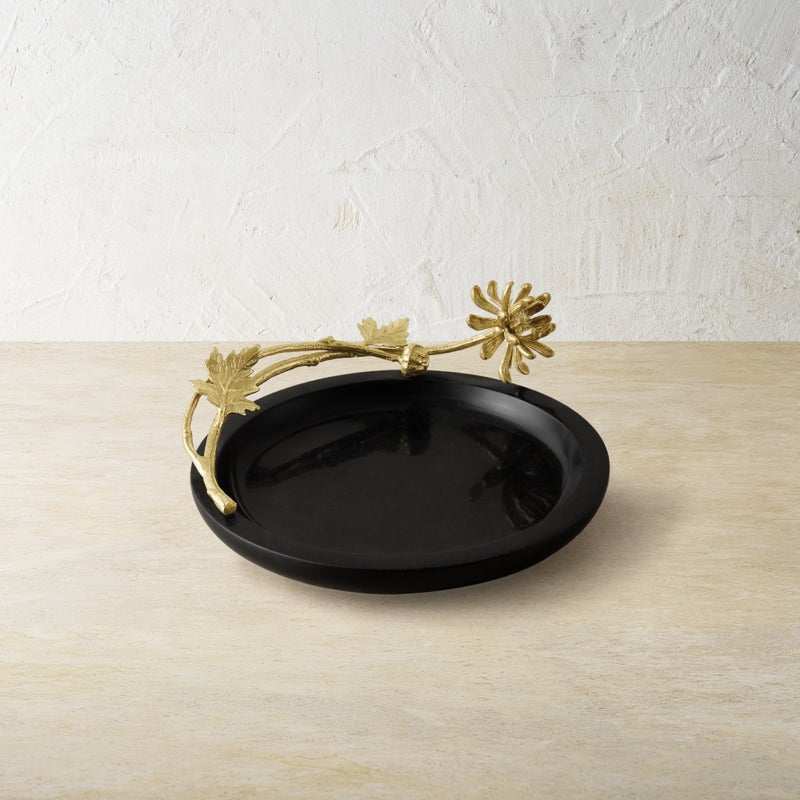 Dahlia Trinket Dish - Elegant Jewelry Holder for Rings, Earrings & Small Accessories | Perfect for Vanity, Dresser & Bathroom Organization