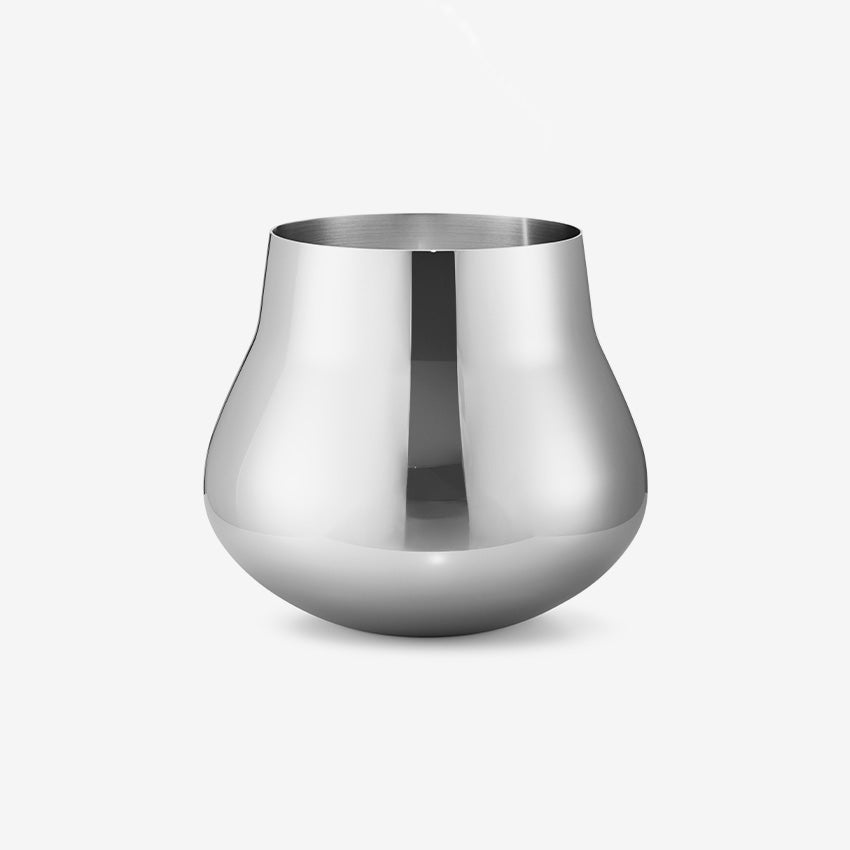 Georg Jensen Sky Champagne & Wine Cooler - Premium Silver Wine Bucket for Chilling & Serving - Perfect for Parties, Weddings & Home Entertaining