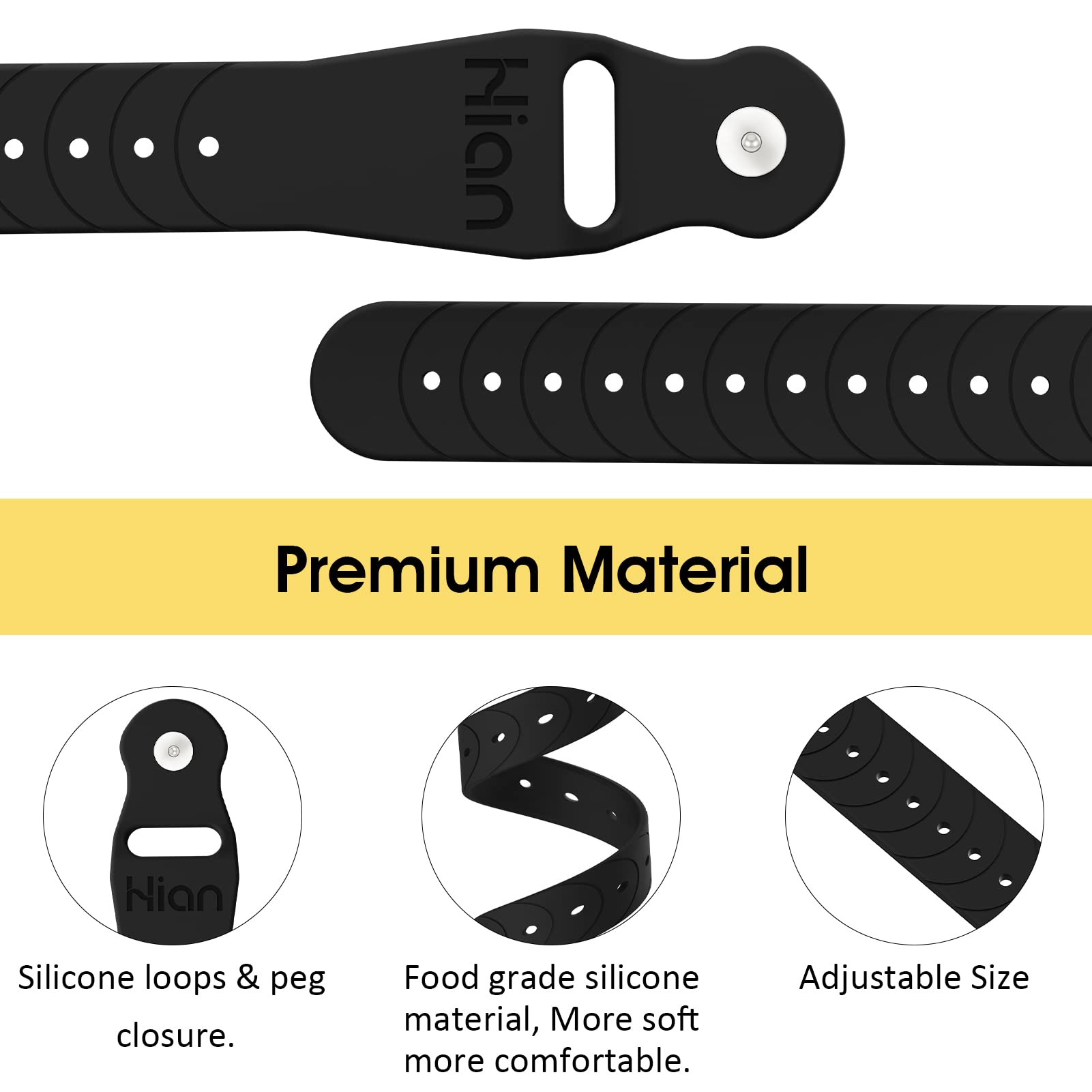 Motion Sickness Bands for Adults & Kids - Adjustable Acupressure Wristbands for Nausea Relief, Headaches, Morning Sickness, Travel & Pregnancy - Natural Remedy for Motion, Car & Sea Sickness (1 Pair Black) - Perfect for Road Trips, Cruises & Air Travel