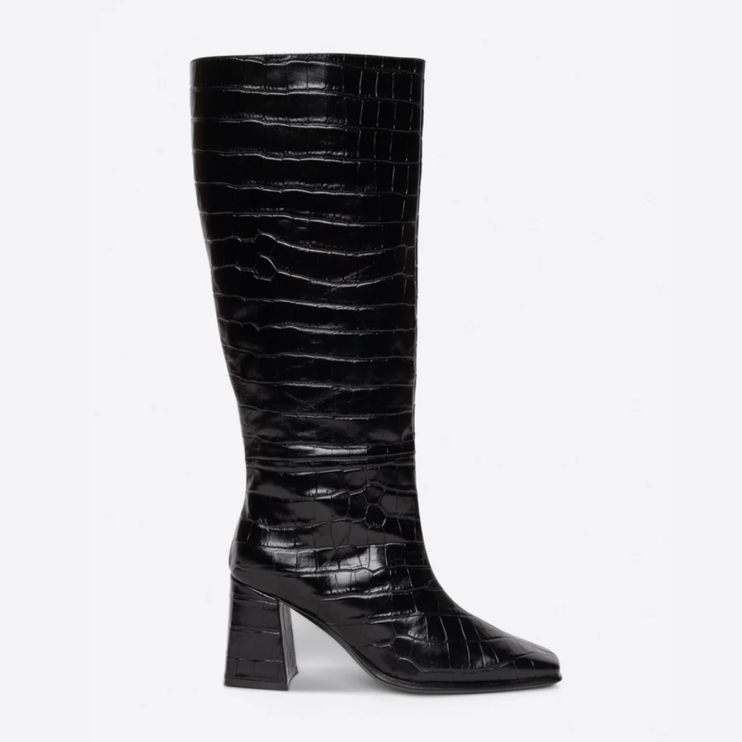 Intentionally Blank TGIF Black Boots - Stylish & Comfortable Women's Ankle Boots for Casual Wear, Office & Night Out