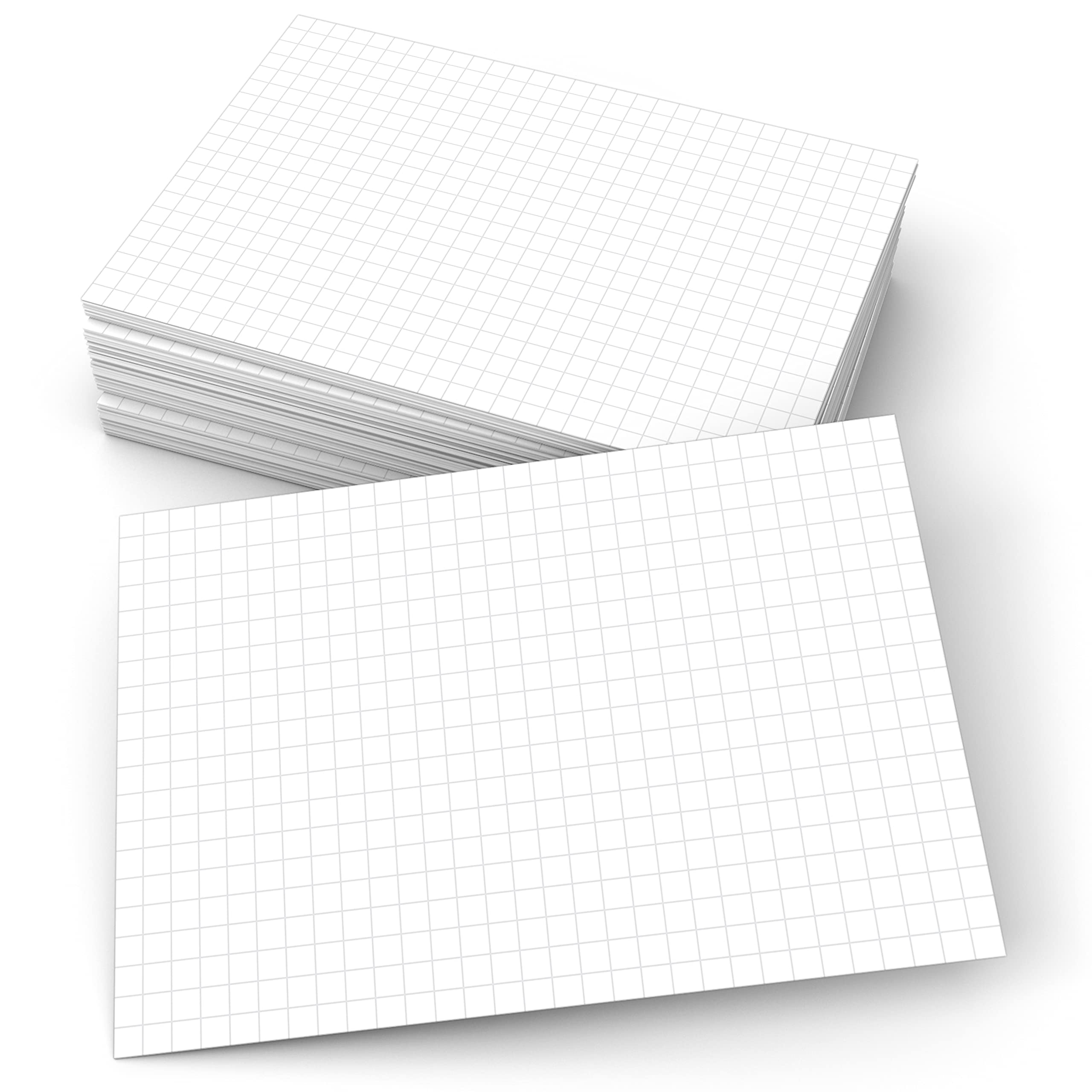 321Done Graph Ruled Index Cards - 50 Pack of 4