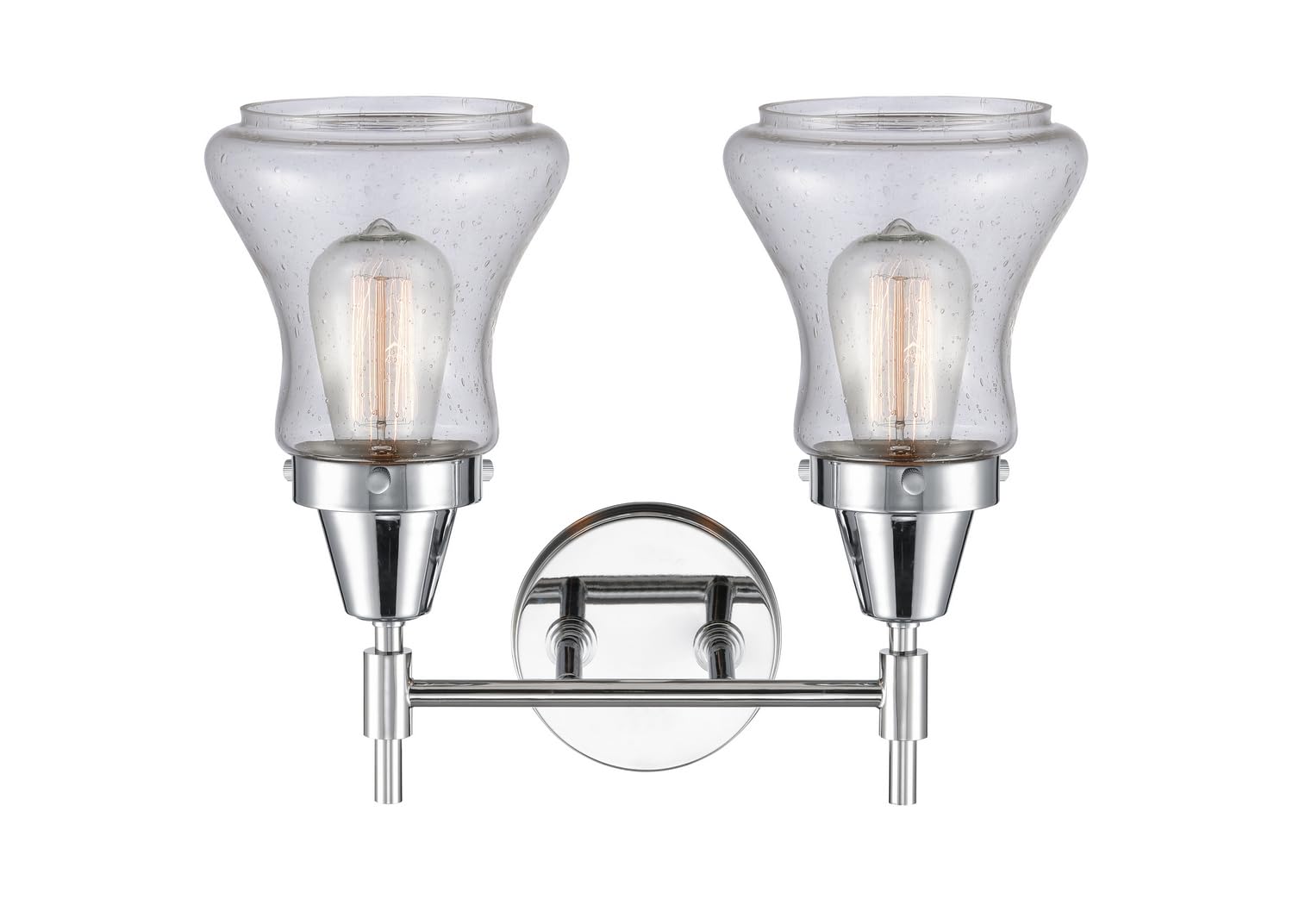 Innovations 447-2W-PC-G194-LED Chrome Finish Transitional LED Bathroom Vanity Light - Perfect for Modern Bathrooms, Powder Rooms & Spa-Like Retreats