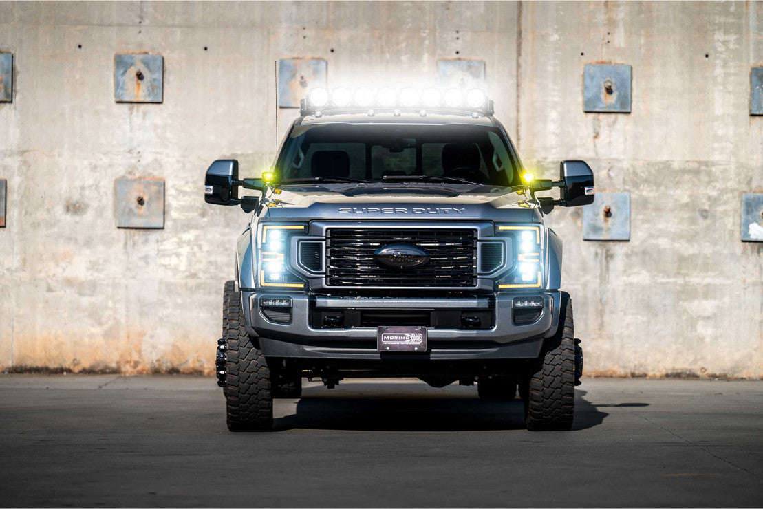 FORD SUPER DUTY (2020-2022) XB LED Headlights with Amber DRL - High Performance LED Headlight Conversion Kit for Off-Road & Night Driving