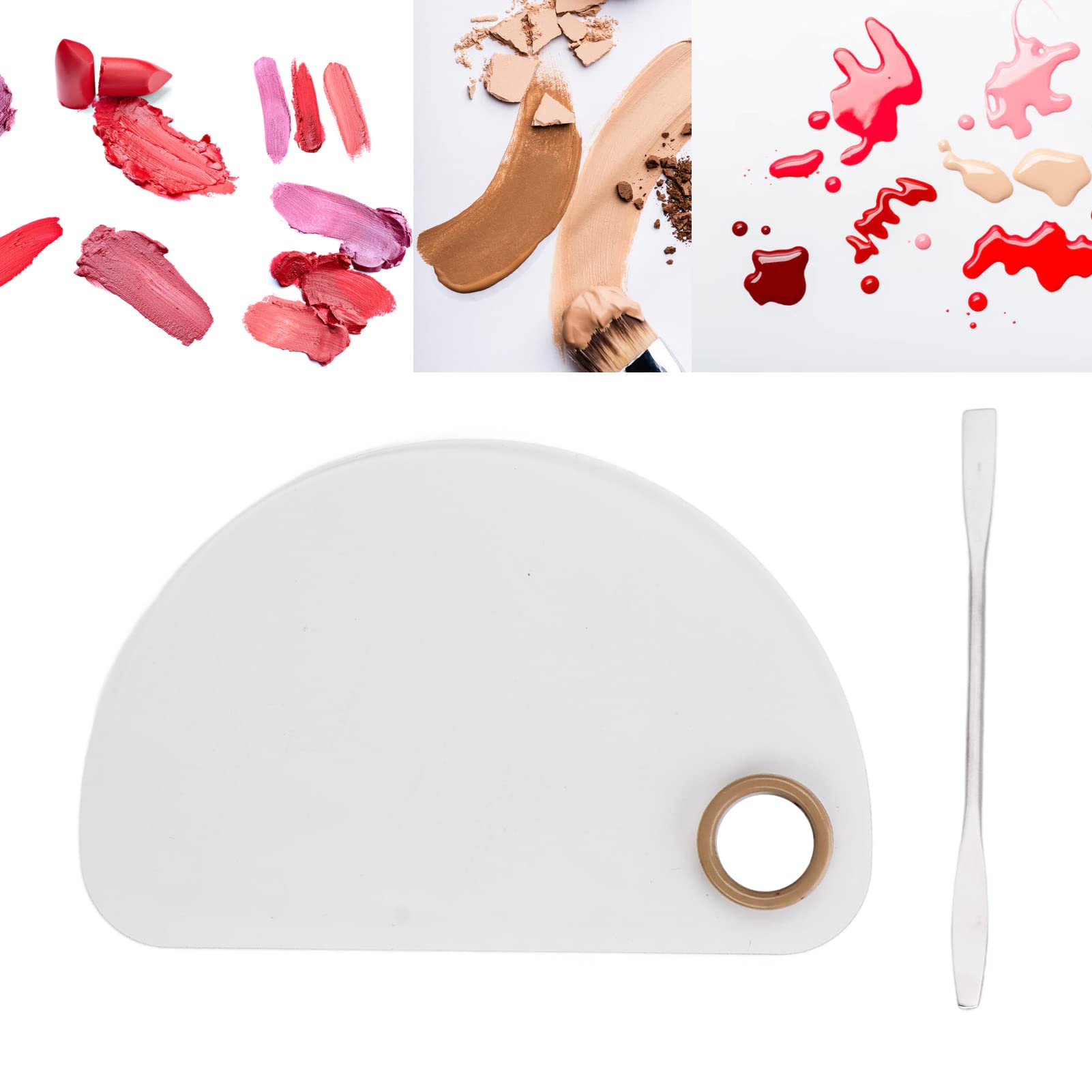Professional Makeup Mixing Palette - Reusable Nail Art Tool for Students & Artists | Perfect for Nail Design, Acrylic Powder Mixing & Cosmetic Blending