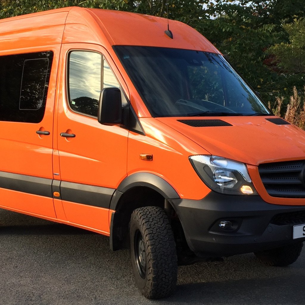 Terrawagen Sprinter Front Flare Kit for 2007-2018 Mercedes Sprinter Vans | Off-Road Protection & Style Upgrade | Perfect for Camping & Adventure Vehicles