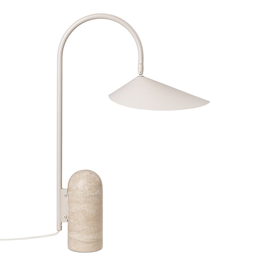 Ferm Living Arum Table Lamp - Modern Scandinavian Design LED Desk Light for Bedroom, Living Room & Office - Warm White Lighting for Cozy Ambience