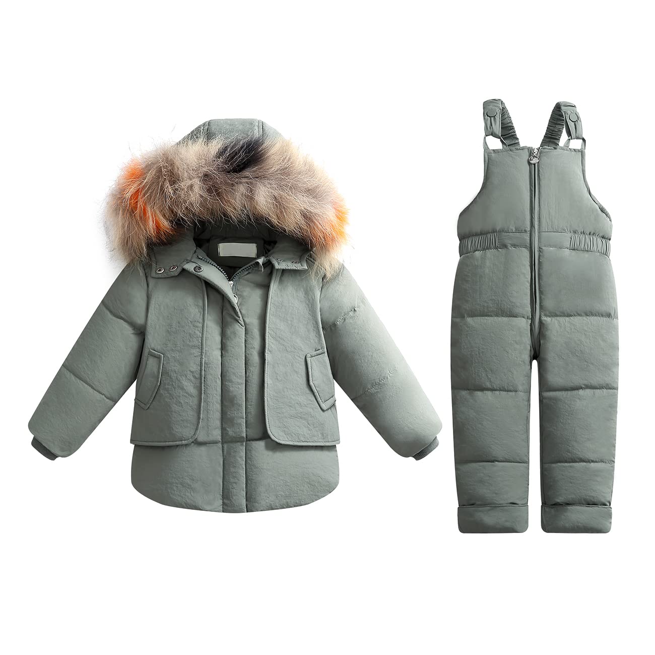 Baby Boys & Girls Winter Snowsuit Set - Warm Toddler Snow Pants & Jacket for Cold Weather | Outdoor Play, Snow Day & Winter Activities