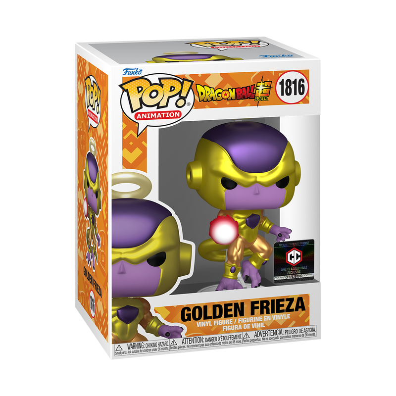 Funko Pop! Dragon Ball Z - Golden Frieza (Metallic) #1816 Collectible Vinyl Figure - Perfect for Anime Fans & Collectors | Great for Display, Gifts, and Anime Decor