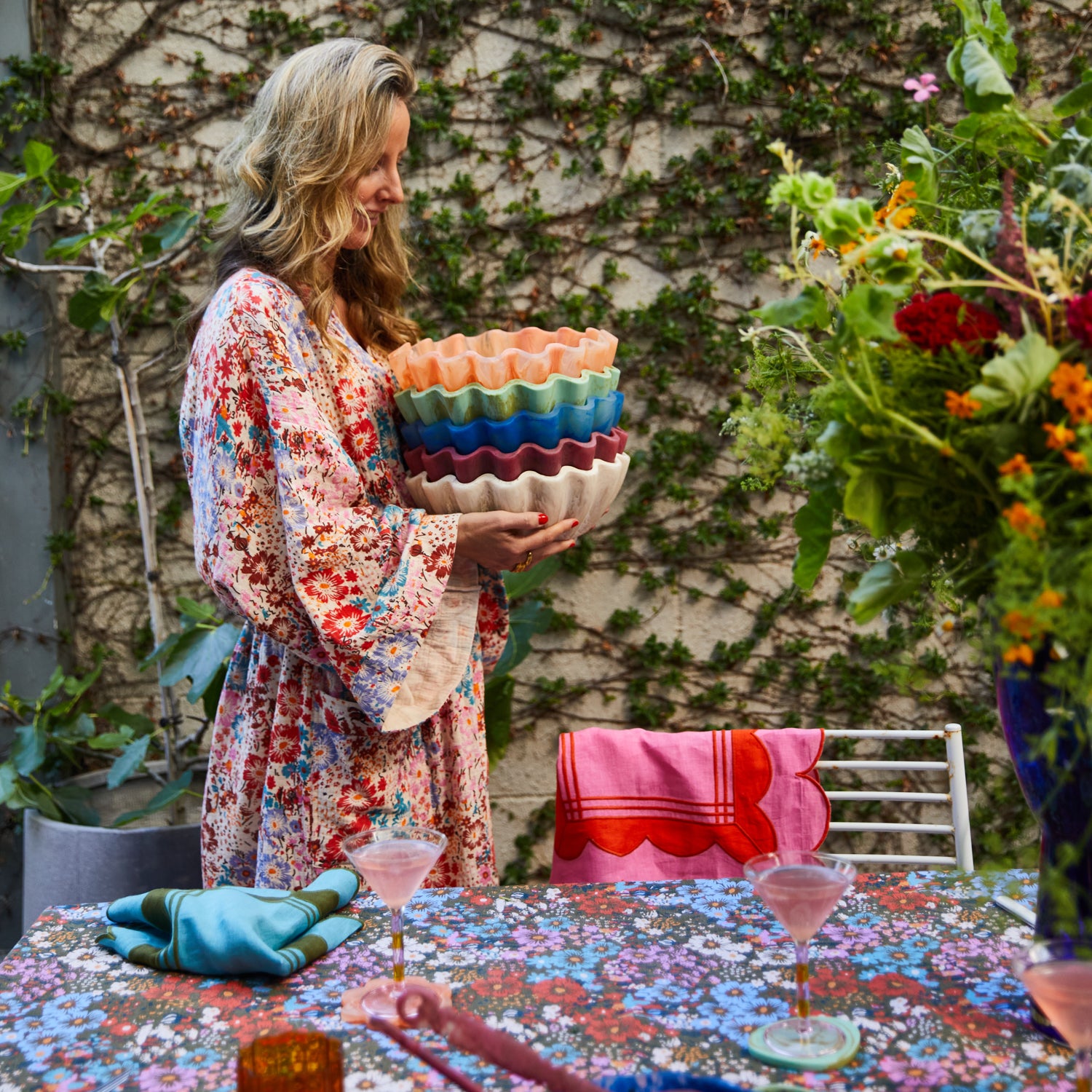 Venus Bowl Lapis - Elegant Handmade Ceramic Bowl for Home Decor, Kitchen & Dining | Perfect for Serving, Display & Gifting