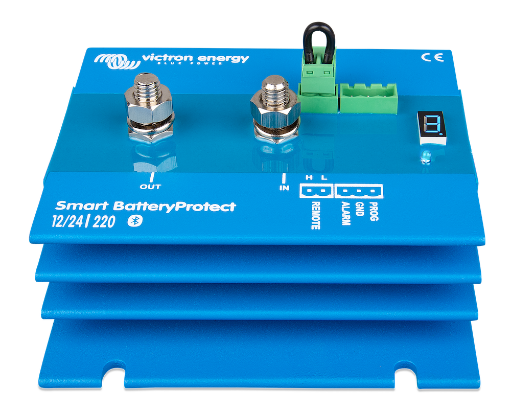 Smart Battery Protector 12V/24V 220A - Overcharge & Discharge Protection for RV, Marine, Solar Power Systems - Perfect for Off-Grid Living & Emergency Backup