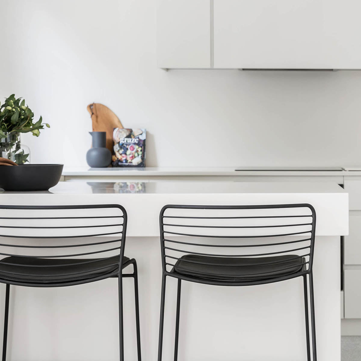 Frankia Bar Stool - Modern Adjustable Counter Height Stool with Backrest, PU Leather Seat - Perfect for Kitchen Island, Breakfast Bar, and Home Bar Decor