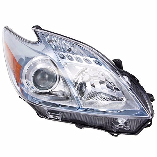 2010-2011 TOYOTA PRIUS Passenger Side Headlight Assembly - OEM Replacement Part #TO2519122 - Perfect for Night Driving & Foggy Conditions