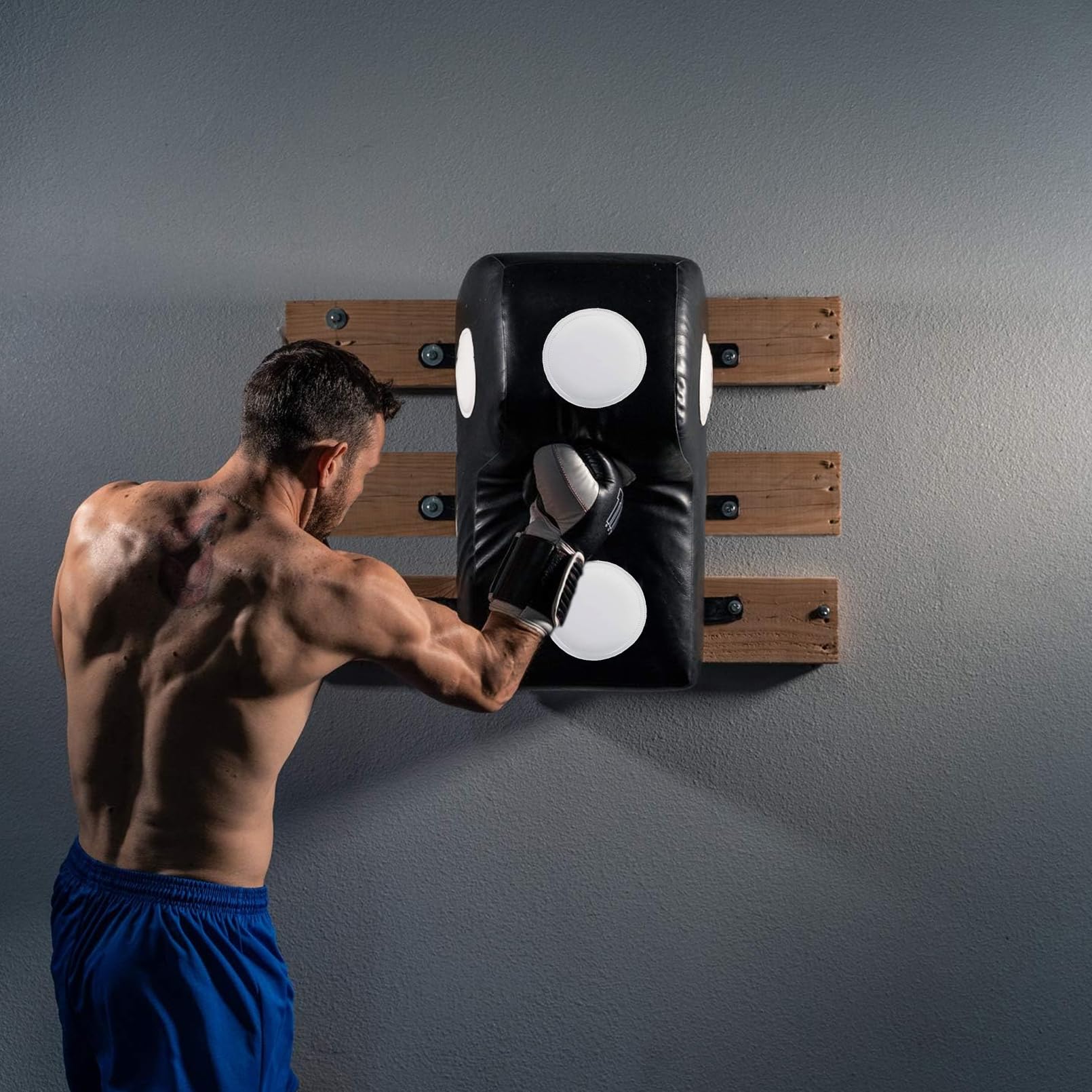 Luwint Heavy Duty Uppercut Punching Bag - Wall Mount Boxing Training Equipment for Muay Thai, MMA, Karate & Kickboxing - Perfect for Home Gym, Martial Arts Practice & Fitness Workouts