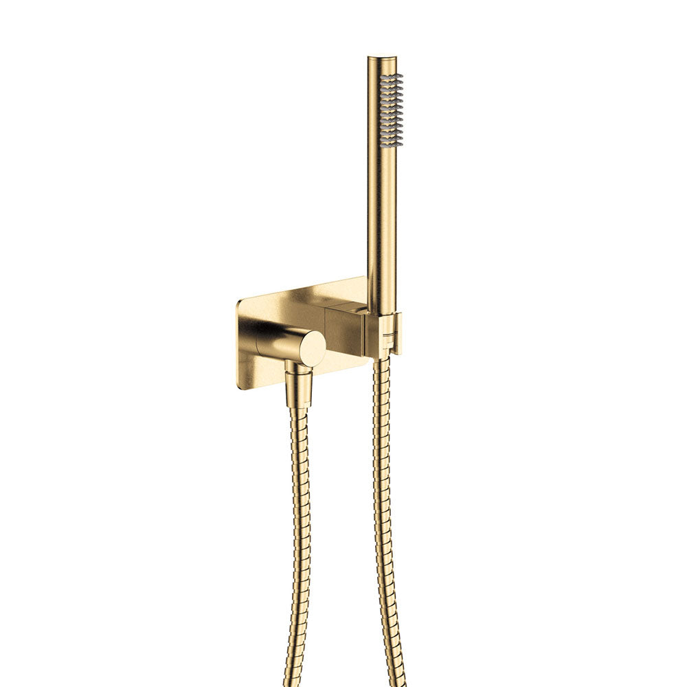 Fienza Isabella Hand Shower in Urban Brass - Modern Brass Finish Handheld Shower Head with 5 Spray Settings for Bathroom, Spa & Relaxation