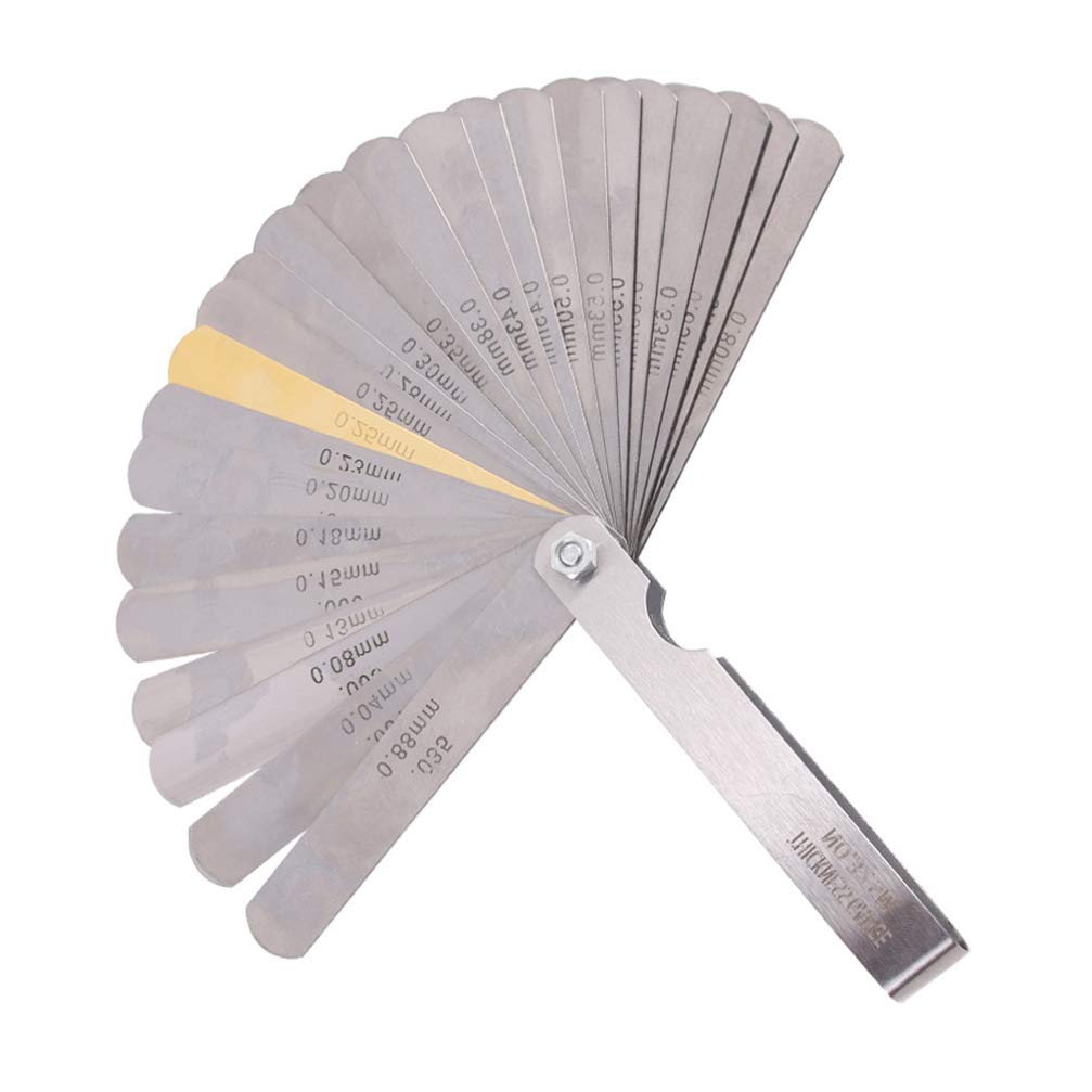 Exceart Guitar Feeler Gauge - Dual Marked String Action & Gap Measurement Tool for Luthiers & Automotive Use - Perfect for Guitar Setup, Maintenance & Precision Adjustments